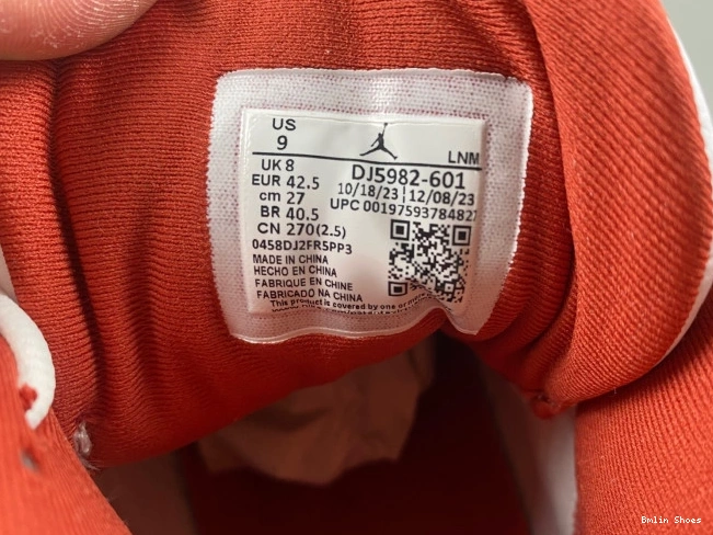 Bmlin DJ5982-601 Jordan Red Air Dune 13 0731
